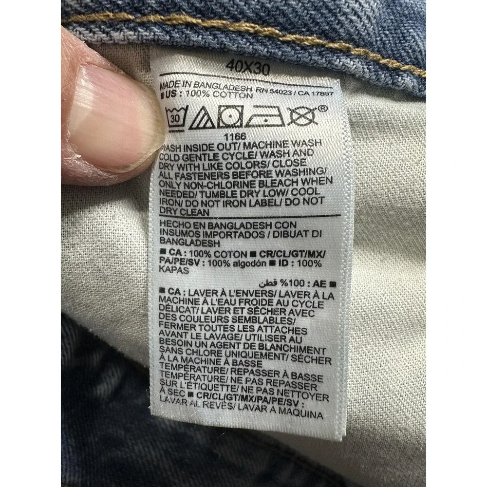 Old Navy Jeans Mens 40x30 (40x27) Light Wash Original Loose Denim Casual Relaxed